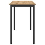 vidaXL table Chêne artisanal 100 x 50 x 76 5 cm