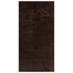 vidaXL Tapis de surface HUARTE Marron 200 x 100 cm Polyester