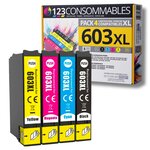 603XL - Pack 4 cartouches Epson 603 XL compatibles XP-2100 XP-3100 XP-4100