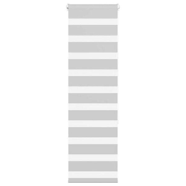 vidaXL Store zèbre gris clair largeur du tissu 45 9 cm polyester