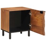 vidaXL Cabinet de chevet 2 Pièces Marron 40 x 33 x 46 cm