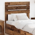 vidaXL Tête de lit Bois Ancien 90 cm Bois d'ingénierie