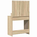 vidaXL Coiffeuse Chêne sonoma 79 x 41 x 135 cm Bois d'ingénierie