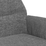 vidaXL Chaise de relaxation Gris clair Tissu
