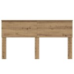vidaXL Tête de lit Chêne artisanal 160 cm Bois d'ingénierie