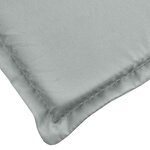 vidaXL Coussin de chaise longue gris clair mélangé 186x58x4 cm tissu