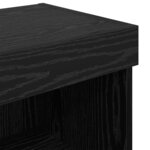 vidaXL Ensemble meuble TV avec LED Chêne noir Bois d'ingénierie