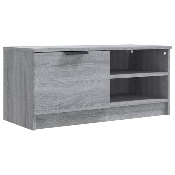 vidaXL Meuble TV Sonoma gris 80x35x36 5 cm Bois d'ingénierie