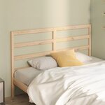 vidaXL Tête de lit 141x4x100 cm Bois massif de pin