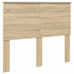 vidaXL Lit de Rangement Chêne Sonoma 120 x 190 cm Bois d'ingénierie
