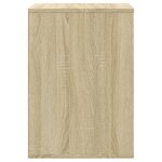 vidaXL Commode d'angle chêne sonoma 60x41x58 cm bois d'ingénierie