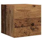 vidaXL Ensemble de meuble TV mural 7 Pièces vieux bois bois d'ingénierie