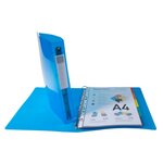 Classeur 4 Anneaux 30mm Iderama Pp Polypropylène 7/10e - A4 Maxi - Couleurs Assorties - X 15 - Exacompta