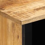 vidaXL Buffet 80x34x75 cm bois de manguier massif brut