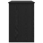 vidaXL Bureau Chêne noir 100 x 50 x 76 cm Bois d'ingénierie