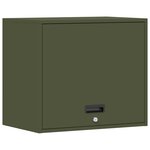 vidaXL Armoire murale pour garage Vert olive 60 x 40 x 53 cm