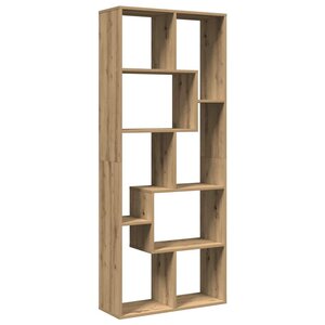 vidaXL Étagère séparatrice de pièce chêne artisanal 67x25x161 5 cm