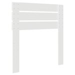 vidaXL Tête de lit Blanc 75 cm Bois d'ingénierie