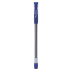 Paper mate brite - boite de 50 stylos bille avec capuchon - bleu - pointe 0.7mm