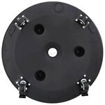 vidaXL Pied de parasol Noir Ø38-48 mm