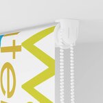 vidaXL Store enrouleur de douche 150x240 cm largeur du tissu 146 cm