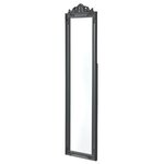 Miroir sur pied inclinable 160 x 40 cm gris foncé 03_0007963