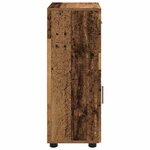 vidaXL Cabinet de salle de bain Bois ancien 37 x 31.5 x 82 cm