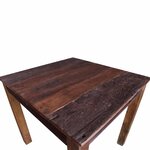 vidaXL Table à manger bois de récupération mélangé 82x80x76 cm