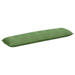 vidaXL Coussin de Dos Vert clair 200 x 50 cm Tissu en velours côtelé