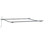 Auvent Rétractable Automatique vidaXL avec LED Gris Clair 400x350 cm