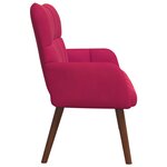 vidaXL Sofa 2 places Bordeaux 115 x 61 x 87 cm Velours