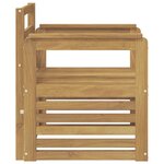 vidaXL 2 Pièce Ensemble de canapés d'extérieur Bois d'Acacia Massif