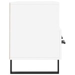 vidaXL Meuble TV blanc 102x36x50 cm bois d'ingénierie