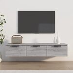 vidaXL Armoire murale Sonoma gris 102x30x20 cm Bois d'ingénierie