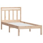 vidaXL Cadre de lit sans matelas bois massif