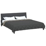 vidaXL Duvet d'été simple Gris clair et anthracite 220 x 240 cm