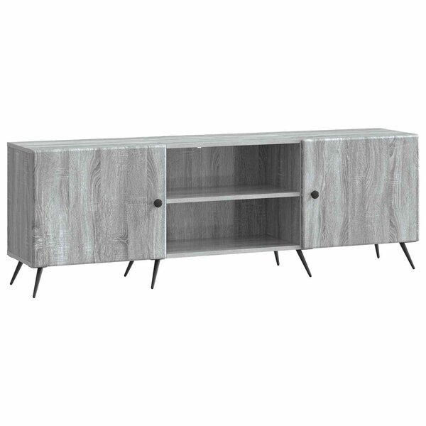 vidaXL Meuble TV 150 x 31 x 50 cm Sonoma gris Bois d'ingénierie