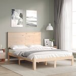vidaXL Cadre de lit sans matelas 140x200 cm bois massif de pin