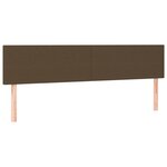 vidaXL Sommier à lattes de lit avec matelas Marron foncé 160x200 cm