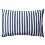 vidaXL Oreiller d'extérieur lot de 2 Impression rayure 60 x 40 cm Bleu