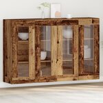 vidaXL Meubles muraux 2 Pièces en bois ancien 69.5 x 34 x 90 cm en bois reconstitué