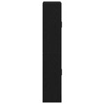 vidaXL Buffet 2 Pièces Noir Chêne 69 5x34x180 cm en bois d'ingénierie
