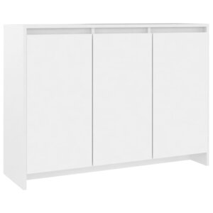 vidaXL Buffet Blanc 102x33x75 cm Bois d'ingénierie