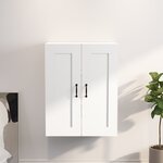 vidaXL Armoire murale suspendue Blanc 69 5x32 5x90 cm