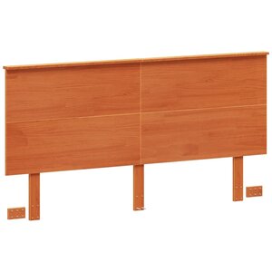 vidaXL Tête de lit cire marron 160 cm bois massif de pin