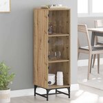 vidaXL Haut Armoire chêne artisanal 35 x 37 x 117 cm Bois d'ingénierie