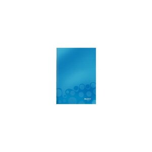 LEITZ Cahier Couverture A5 Petits Carreaux Bleu