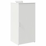 vidaXL Armoire de rangement blanc 50x45x103 5 cm bois d'ingénierie