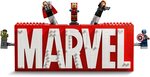 Set de Construction LEGO Marvel Logo MARVEL avec Super-héros - 76313