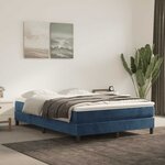 vidaXL Matelas de lit à ressorts ensachés 140x220x20 cm velours